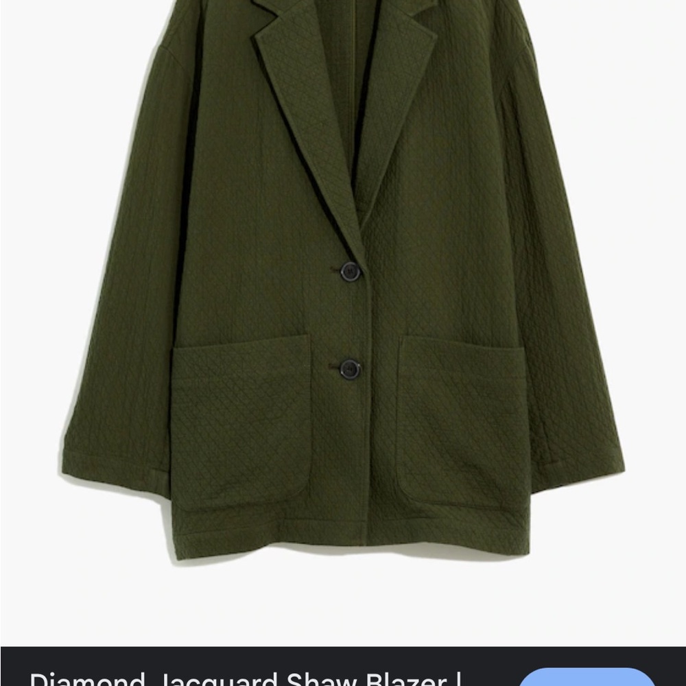 Madewell Dark Green Women's Blazer